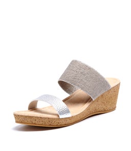 BRAZIL SU SILVER METALLIC LEATHER