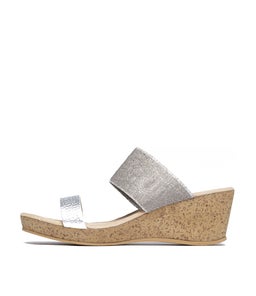 BRAZIL SU SILVER METALLIC LEATHER