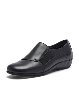 PIAZZA SU BLACK LEATHER
