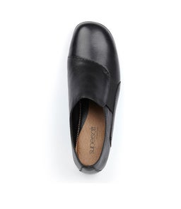 PIAZZA SU BLACK LEATHER