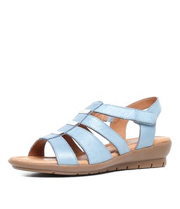 FARLEE SU LIGHT DENIM LEATHER