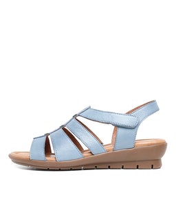 FARLEE SU LIGHT DENIM LEATHER