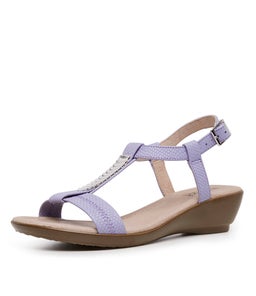 PAVIA DARK LAVENDER SCALE LEATHER