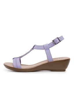 PAVIA DARK LAVENDER SCALE LEATHER