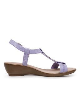 PAVIA DARK LAVENDER SCALE LEATHER
