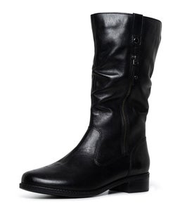 PINTO SU BLACK LEATHER