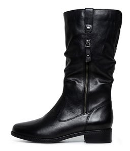 PINTO SU BLACK LEATHER
