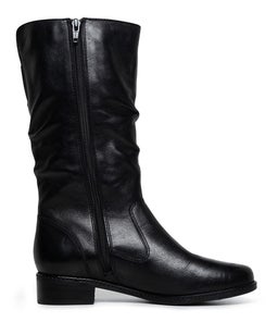 PINTO SU BLACK LEATHER