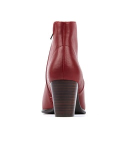 CHRISTINA RED LEATHER