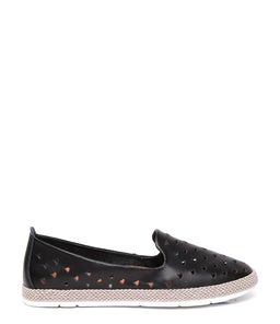 HALONA CB BLACK LEATHER