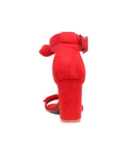 DALVIN RED MICROSUEDE