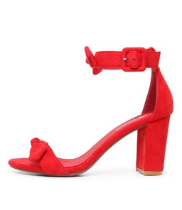 DALVIN RED MICROSUEDE