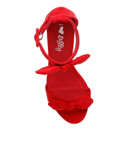 DALVIN RED MICROSUEDE