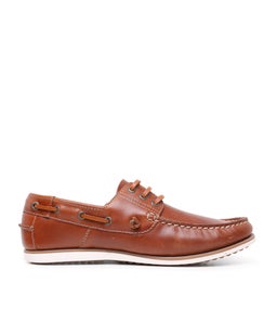 C TIDE MID BROWN LEATHER