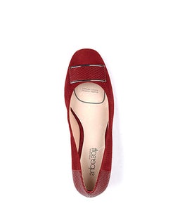 BELLEM SU RED SUEDE SNAKE