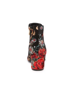 KANYE BLACK&RED FLORA VELVET