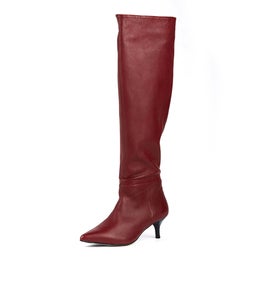 KYLEA DF DEEP CRIMSON LEATHER