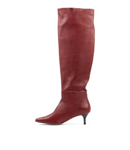 KYLEA DF DEEP CRIMSON LEATHER