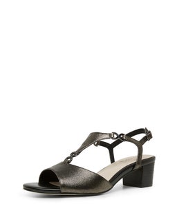 COSMIA SU BLACK METALLIC LEATHER