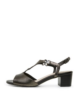 COSMIA SU BLACK METALLIC LEATHER