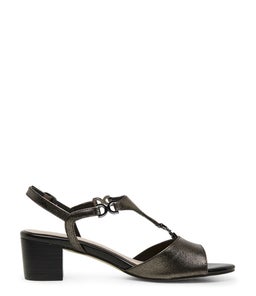 COSMIA SU BLACK METALLIC LEATHER