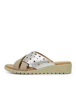 HERBIE SU SILVER MULTI LEATHER