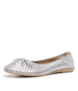 VOLETTA DF SILVER LEATHER