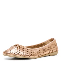 VOLETTA DF ROSE GOLD LEATHER