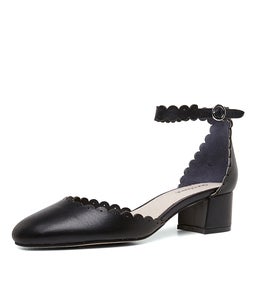 NONIE DF BLACK LEATHER