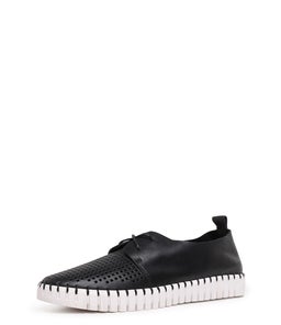 HUSTY BLACK LEATHER
