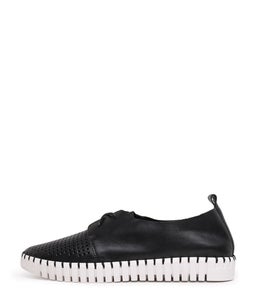HUSTY BLACK LEATHER