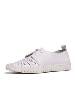 HUSTY WHITE LEATHER