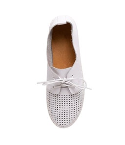 HUSTY WHITE LEATHER