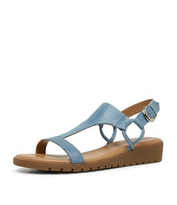 HARAIKI SU LIGHT DENIM LEATHER