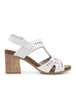 DEVORAH DF WHITE LEATHER
