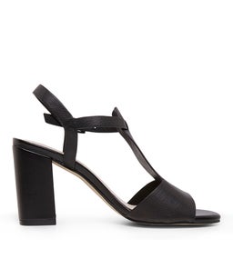 SACHI DF BLACK LEATHER