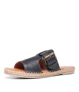 KENDRA IR BLACK LEATHER
