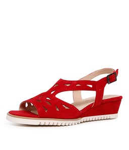AMERIE SU RED SUEDE