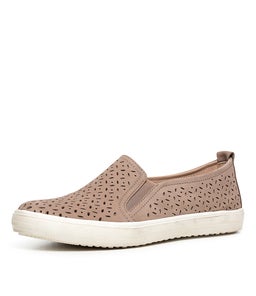 ODILE SU TAUPE NAPPA LEATHER