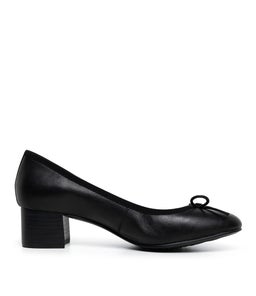 ALYSON DF BLACK E LEATHER