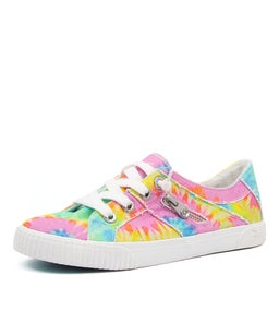 FRUIT PASTEL TIE DYE CANVAS