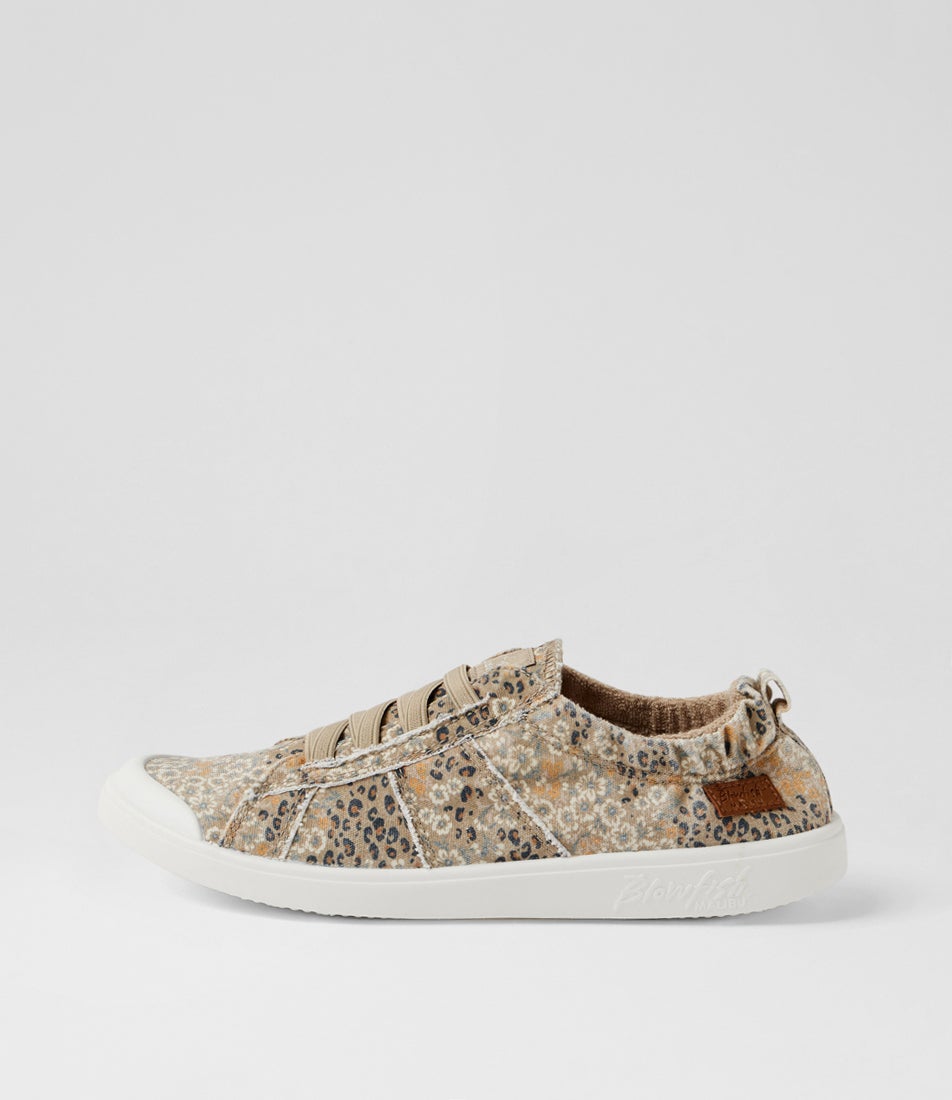 Vex Petal Leopard Canvas Sneakers