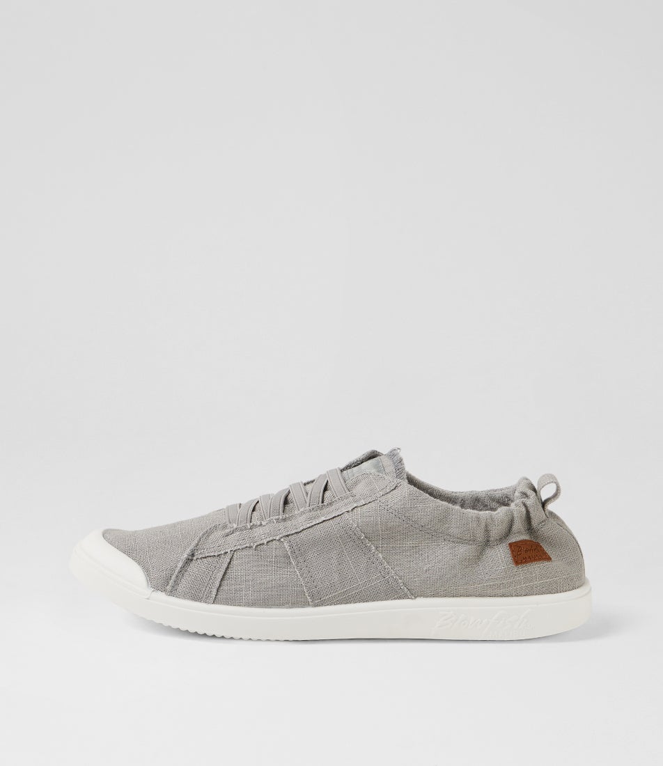 Vex Fog Grey Washed Linen Sneakers Vex Fog Grey Washed Linen Sneakers
