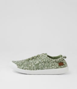 Vex Olive Multi Canvas Sneakers Vex Olive Multi Canvas Sneakers