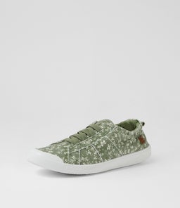 VEX BW OLIVE MULTI CANVAS