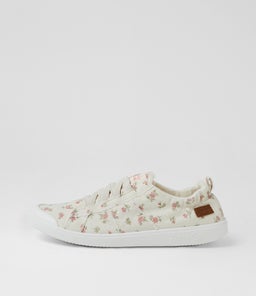 Vex Cream Multi Canvas Sneakers Vex Cream Multi Canvas Sneakers