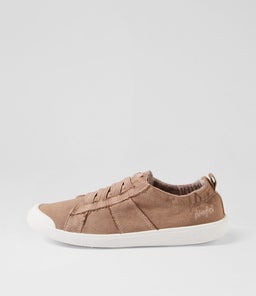 Vex Warm Taupe Canvas Sneakers Vex Warm Taupe Canvas Sneakers