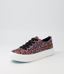 CLAY BW BLACK ZOE FLORAL CANVAS