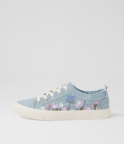 Vivid Sky Blue Canvas Sneakers Vivid Sky Blue Canvas Sneakers