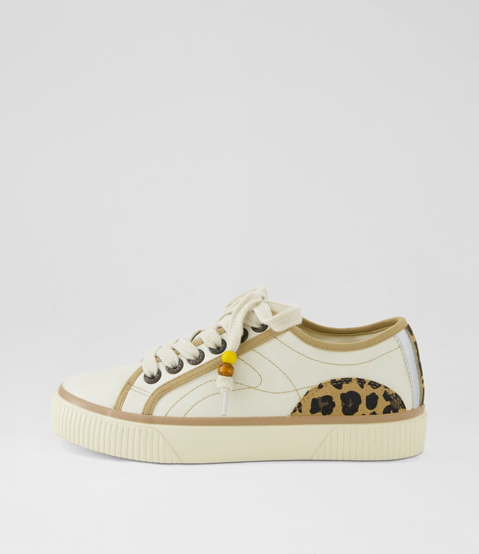 Azure Gold Leopard Multi Sneakers